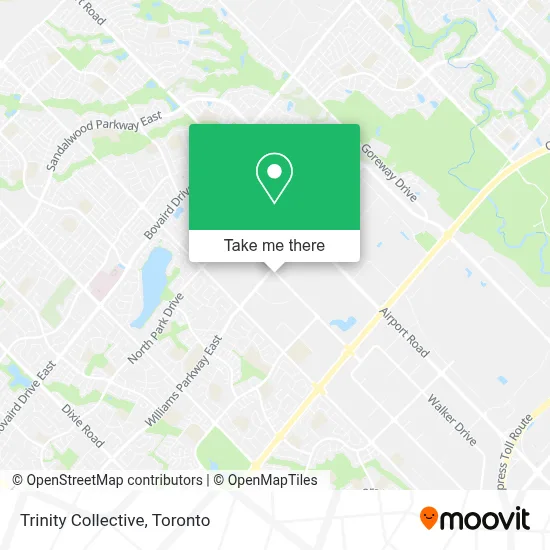 Trinity Collective map