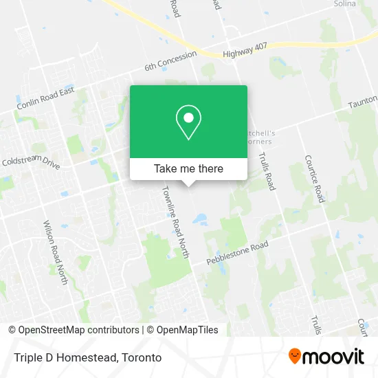 Triple D Homestead map