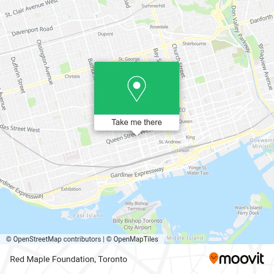 Red Maple Foundation map