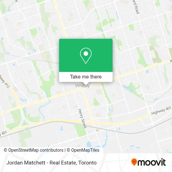 Jordan Matchett - Real Estate map