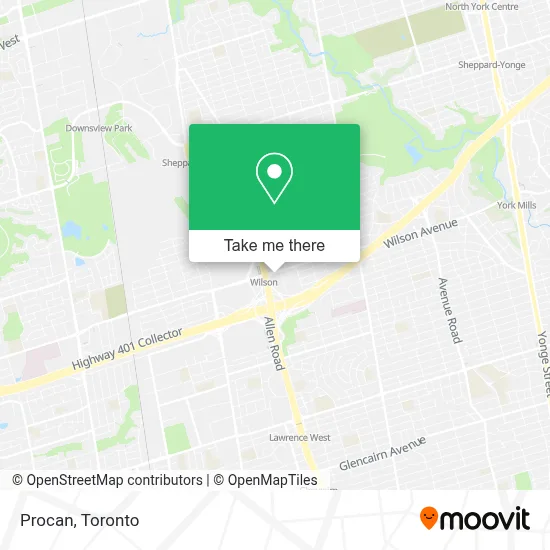 Procan map