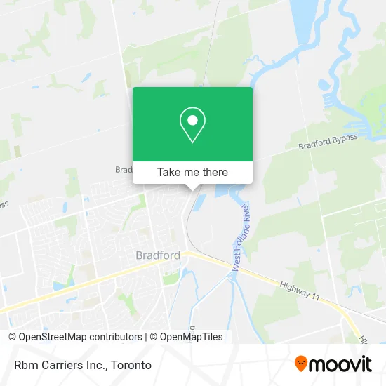 Rbm Carriers Inc. map