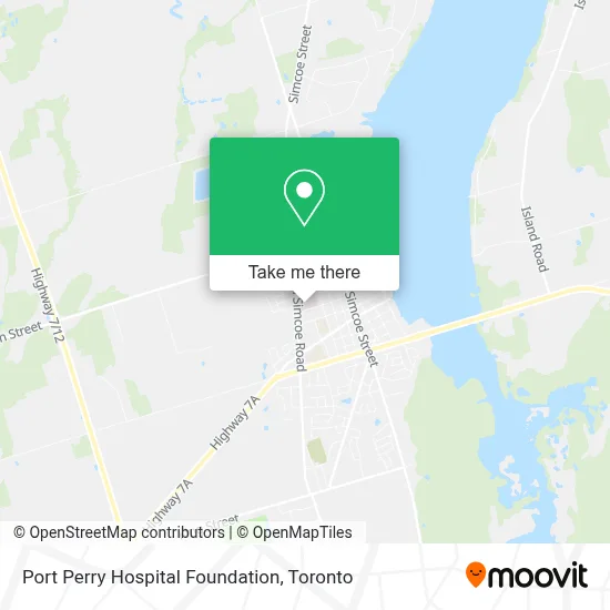 Port Perry Hospital Foundation map