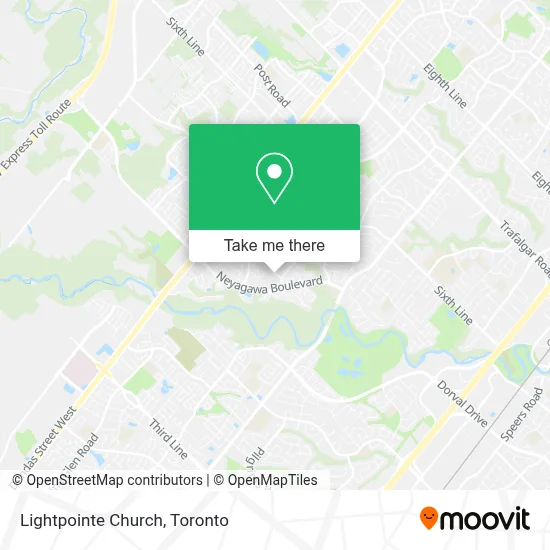 Lightpointe Church map