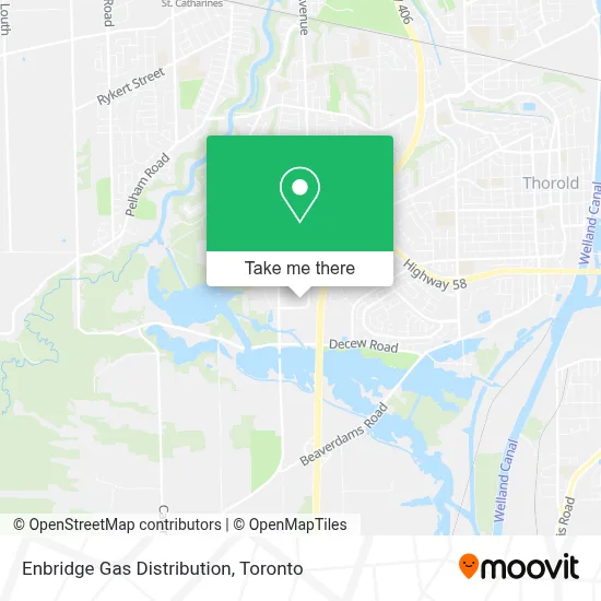 Enbridge Gas Distribution map