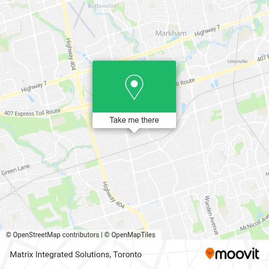 Matrix Integrated Solutions map
