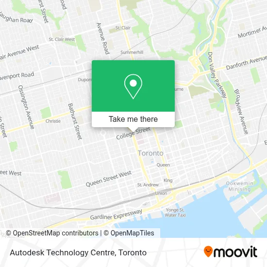 Autodesk Technology Centre map