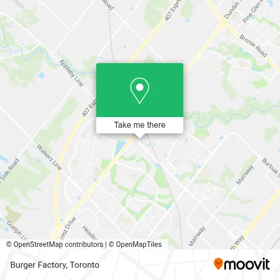 Burger Factory map