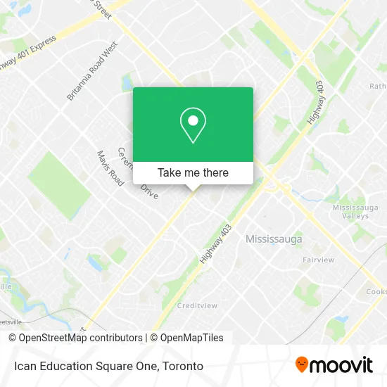 Ican Education Square One map