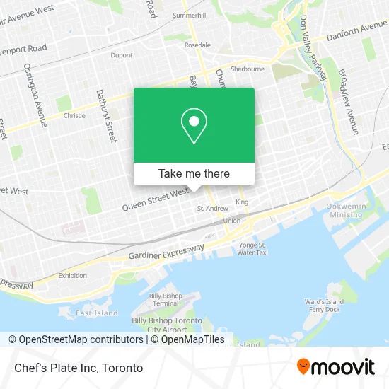 Chef's Plate Inc map