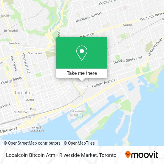 Localcoin Bitcoin Atm - Riverside Market map