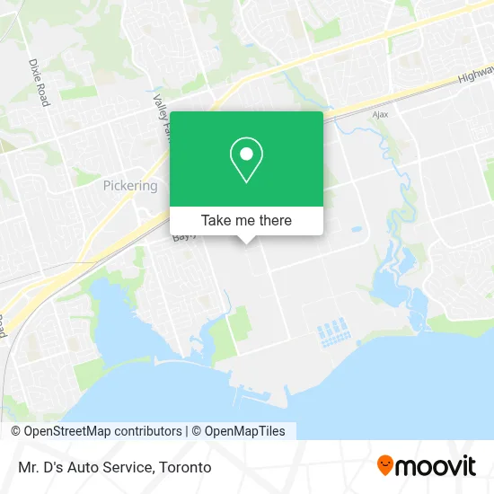 Mr. D's Auto Service map