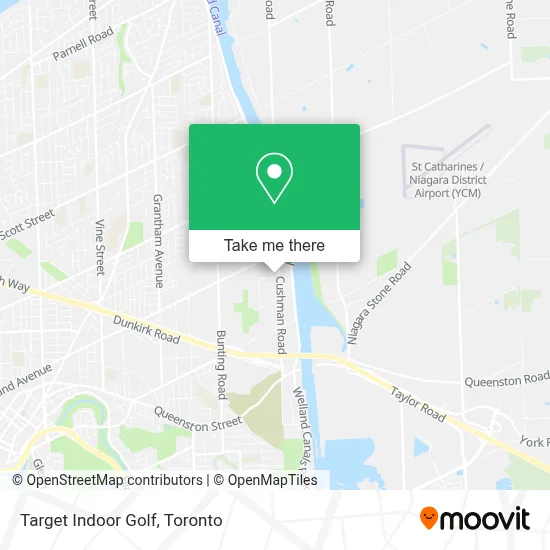 Target Indoor Golf map