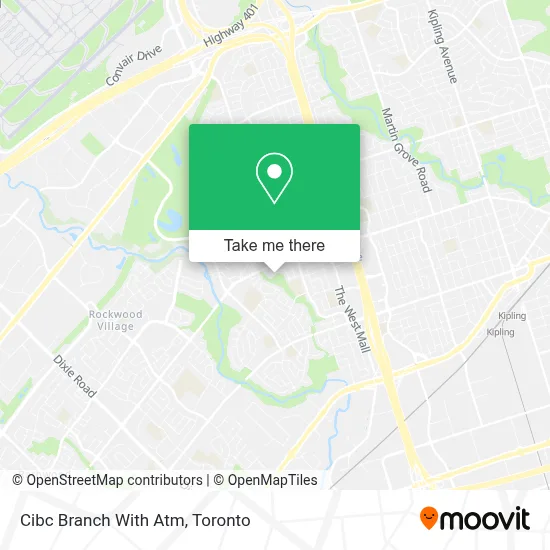 Cibc Branch With Atm map