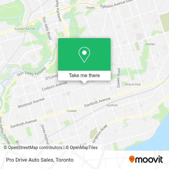 Pro Drive Auto Sales map