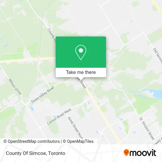 County Of Simcoe map