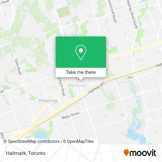 Hallmark map