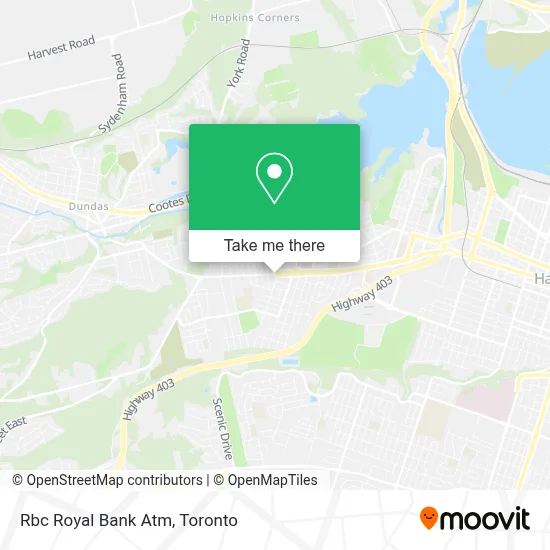 Rbc Royal Bank Atm map