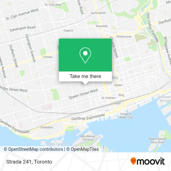 Strada 241 map