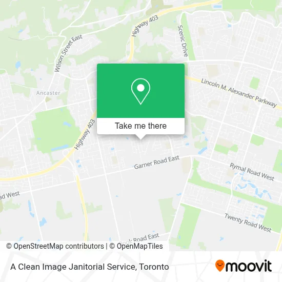 A Clean Image Janitorial Service map
