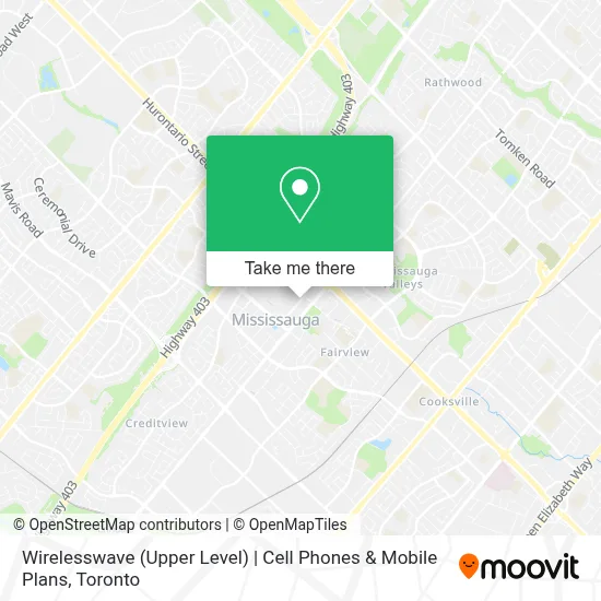 Wirelesswave (Upper Level) | Cell Phones & Mobile Plans map