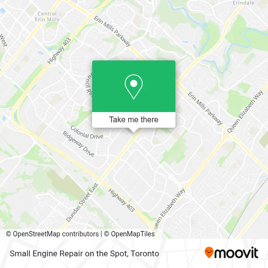 Small Engine Repair on the Spot map