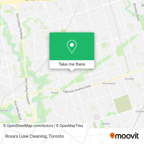 Rosa's Luxe Cleaning map