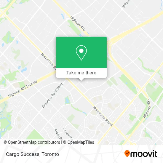 Cargo Success map