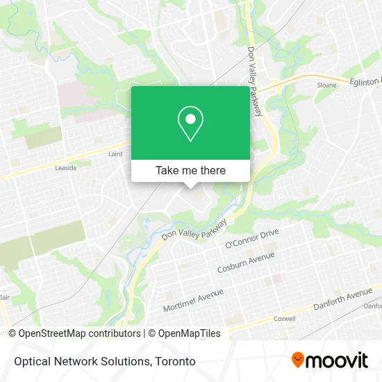 Optical Network Solutions map