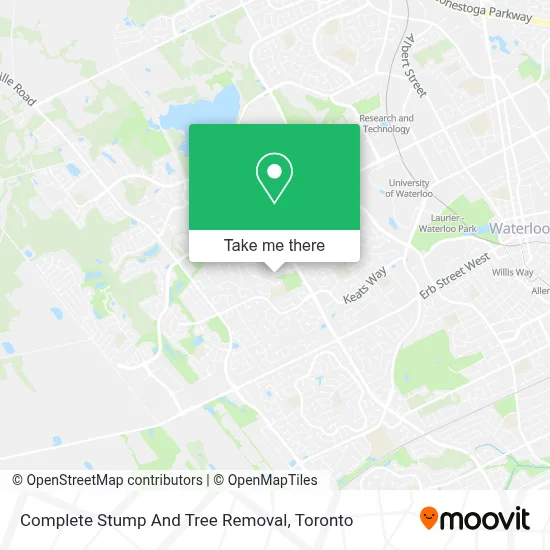 Complete Stump And Tree Removal map