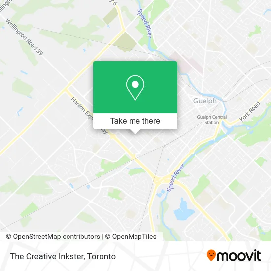 The Creative Inkster map