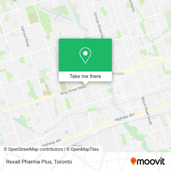 Rexall Pharma Plus map