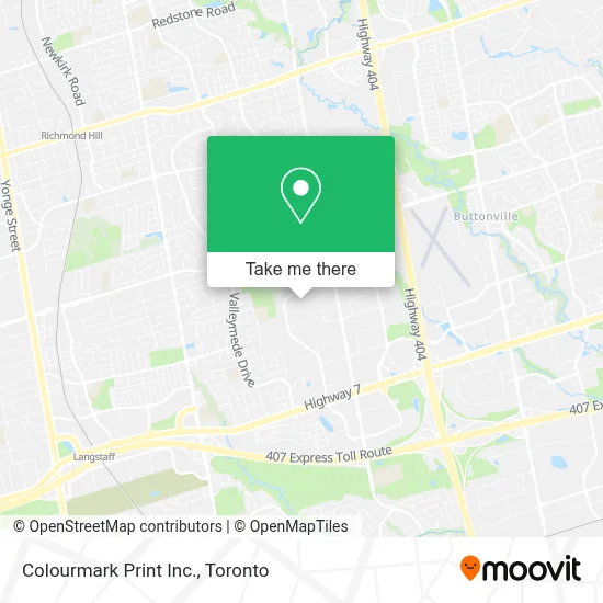 Colourmark Print Inc. map