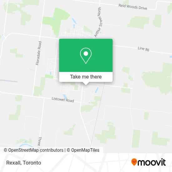 Rexall map