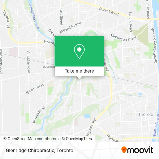Glenridge Chiropractic map