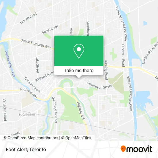 Foot Alert map