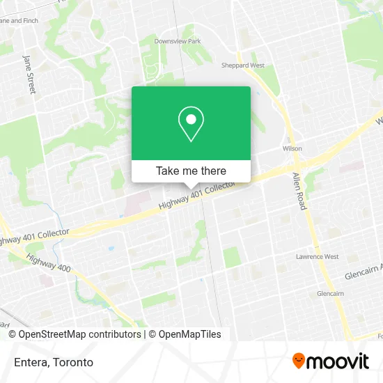 Entera map