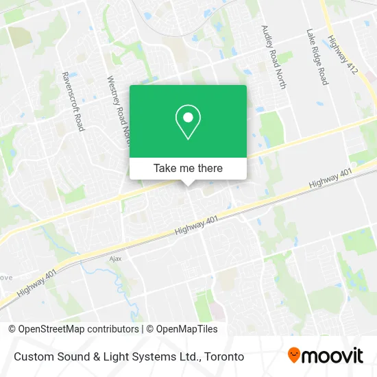 Custom Sound & Light Systems Ltd. map