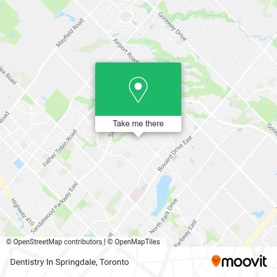 Dentistry In Springdale map
