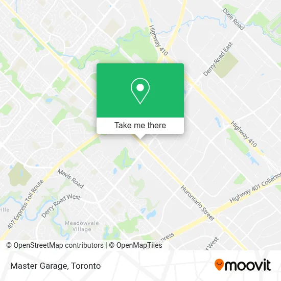 Master Garage map
