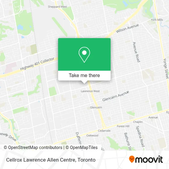 Cellrox Lawrence Allen Centre map