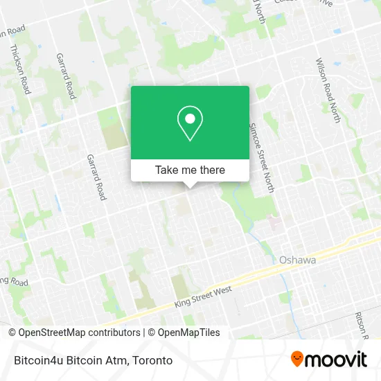 Bitcoin4u Bitcoin Atm map