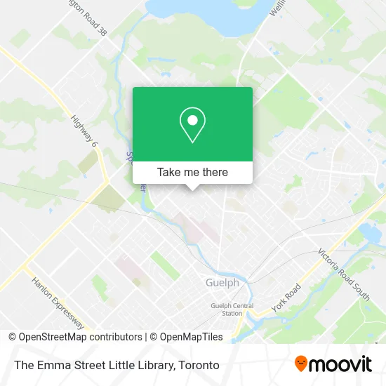 The Emma Street Little Library map