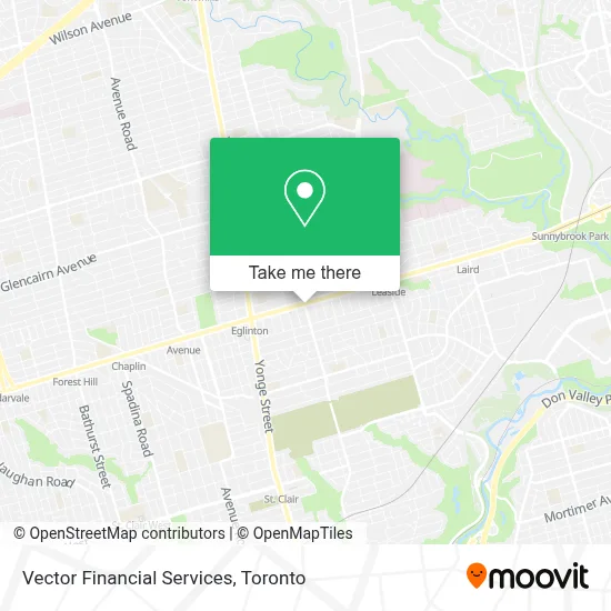 Vector Financial Services map