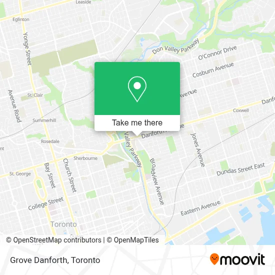 Grove Danforth map
