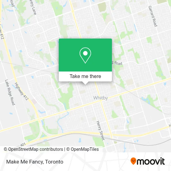 Make Me Fancy map