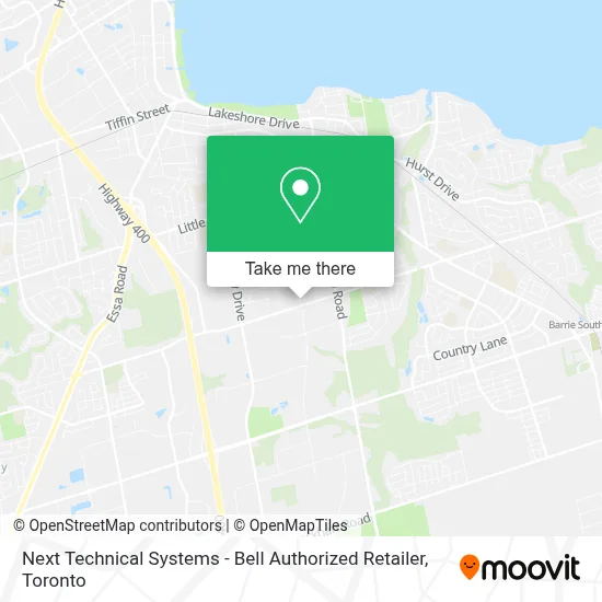 Next Technical Systems - Bell Authorized Retailer map