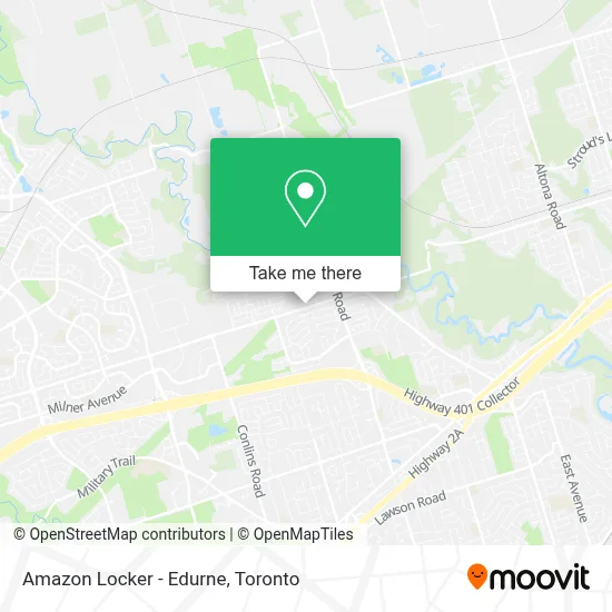 Amazon Locker - Edurne map