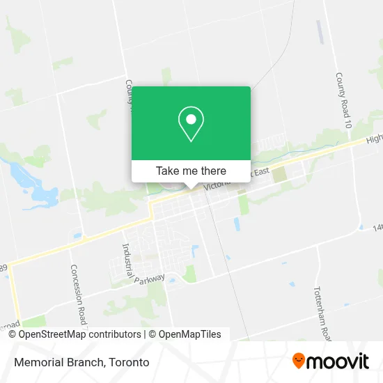 Memorial Branch map