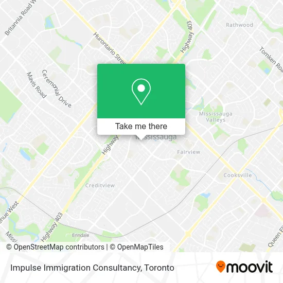 Impulse Immigration Consultancy map